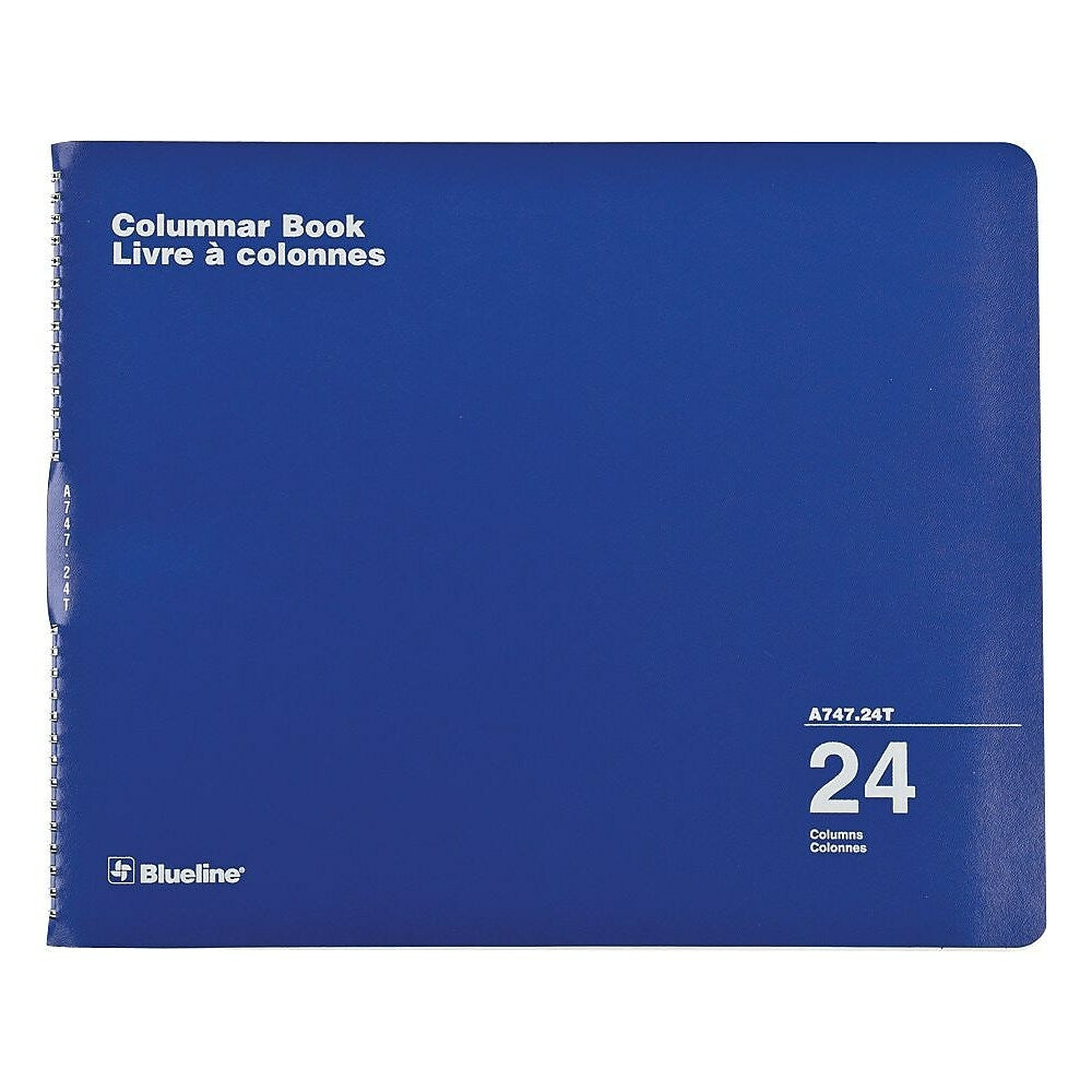 Cahier à colonnes Blueline, 24 colonnes, 80 pages, 12" x 14-15/16"