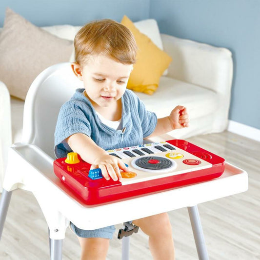 Studio DJ portable Hape avec lumières et sons, ensemble de jeu musical