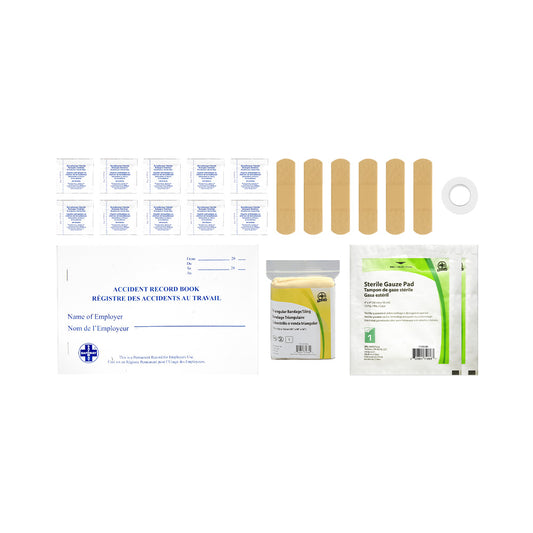 Wasip Federal Occupational D First Aid Kit Refill - 1-3 People