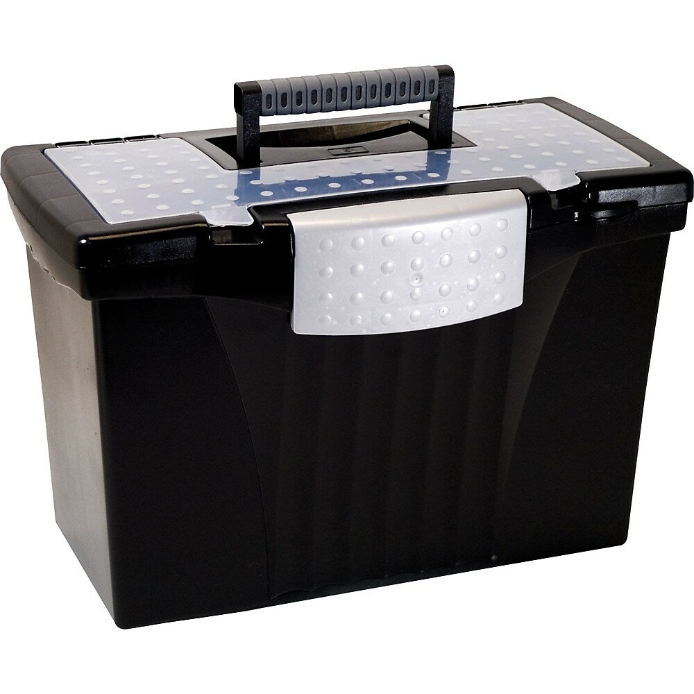 Classeur portable Staples format lettre/légal, noir