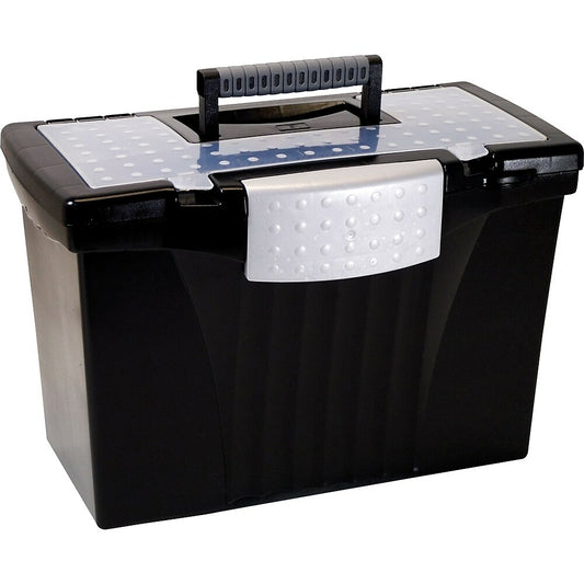 Classeur portable Staples format lettre/légal, noir