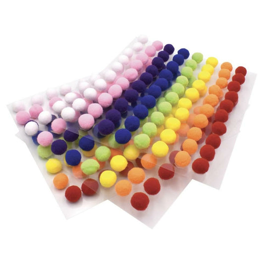 Creativity Street Peel-n-Stick Pom Pons
