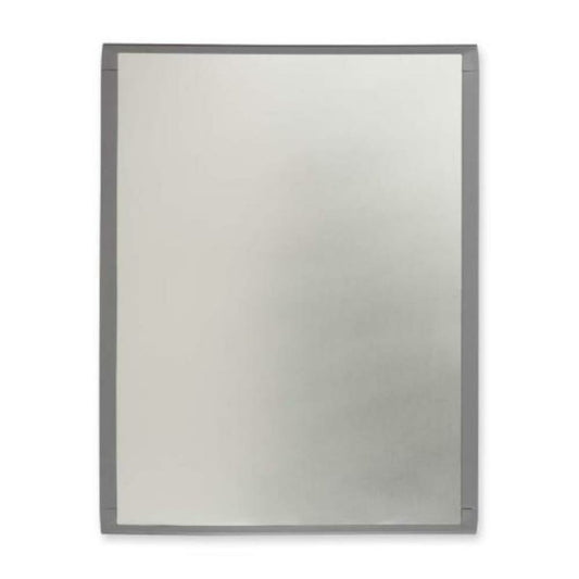 Quartet Magnetic Dry-Erase Board, Stainless Steel Surface, Silver Plastic Frame, 11" x 14"