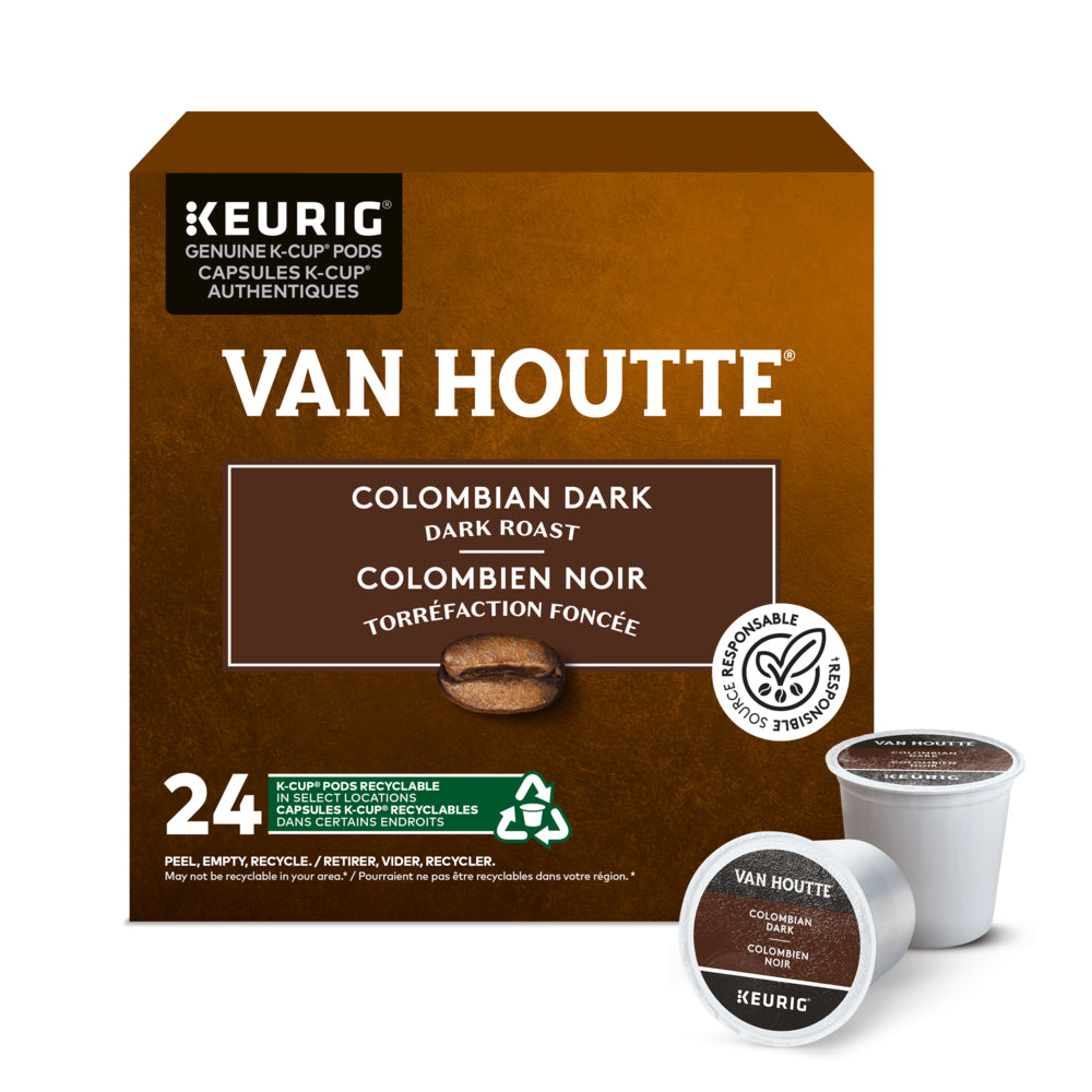 Van Houtte Colombien foncé – torréfaction foncée – dosettes de café K-Cup, paquet de 24