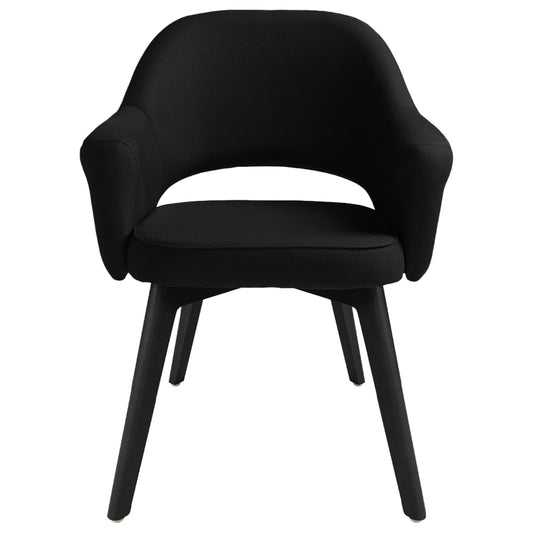 Nightingale Tonik 4-Legged Wood Designer Chair - Black
