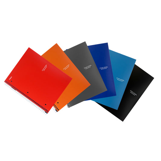Five Star 1-Subject Premium Notebook, 11 x 8-1/2", Assorted, 200 Pages