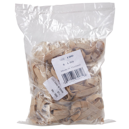 Dixon Rubber Bands - #106 - 5/8" x 6" - 5 lb. Bag