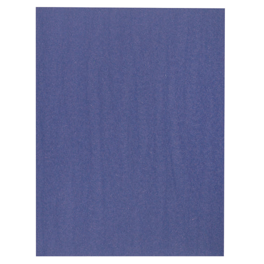 Papier de construction North American Paper Inc. - 18" x 24" - Bleu foncé - 48 feuilles
