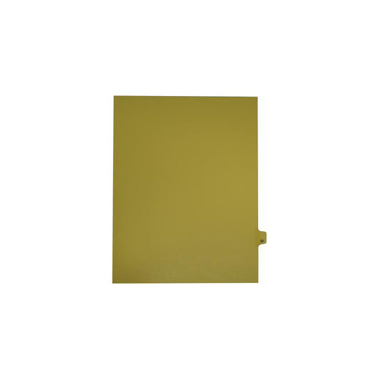 Onglets numériques Sterling Singles, n° 20, chamois, format lettre, coupe 1/25e, paquet de 25