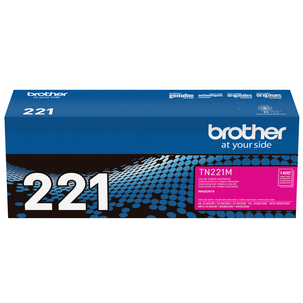 Brother TN221M Standard-Yield Magenta Toner Cartridge
