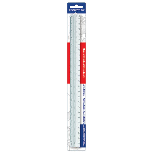 STAEDTLER Scale - Triangular - Ruled - 12"