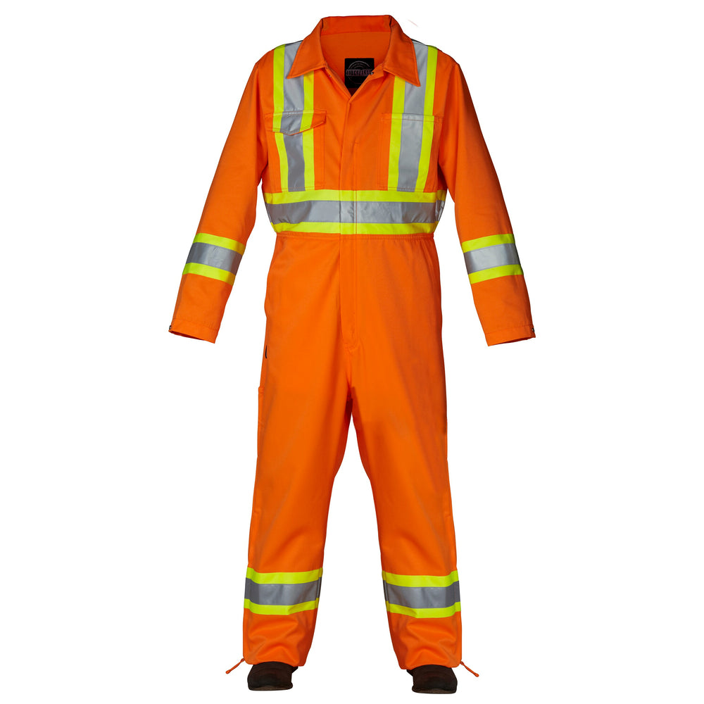 Combinaison de sécurité Forcefield haute visibilité non doublée – Taille L – Orange