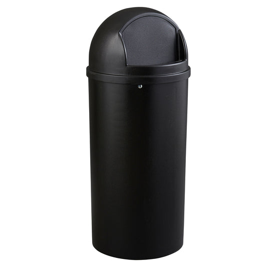 Conteneur Rubbermaid Commercial Marshal Classic - 15 gallons/75 L - Noir