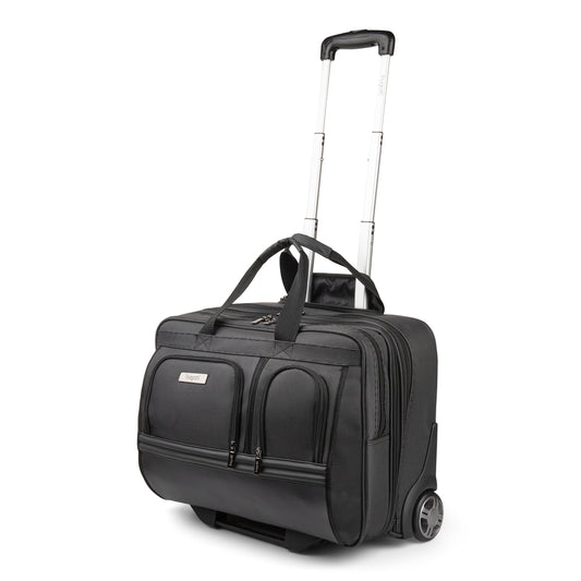 Bugatti 17.3" Business Case on Wheels, Black