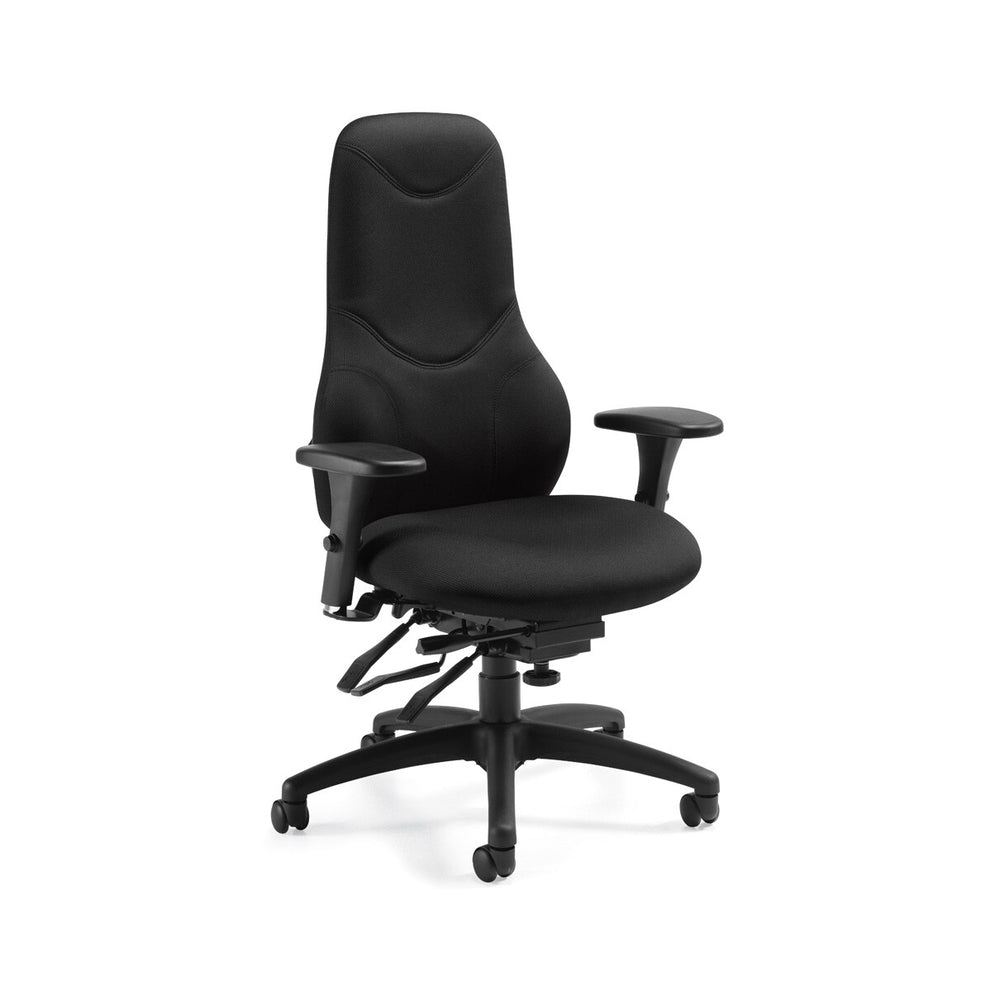 Global Tritek Ergo Select 48" Extended High Back Multi-Tilter Chair - Waterfall Dance