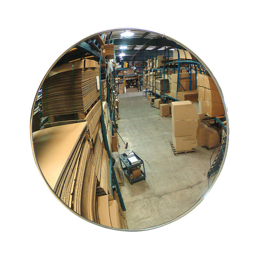 Miroir convexe d'intérieur Wasip avec support télescopique - 91 cm de diamètre