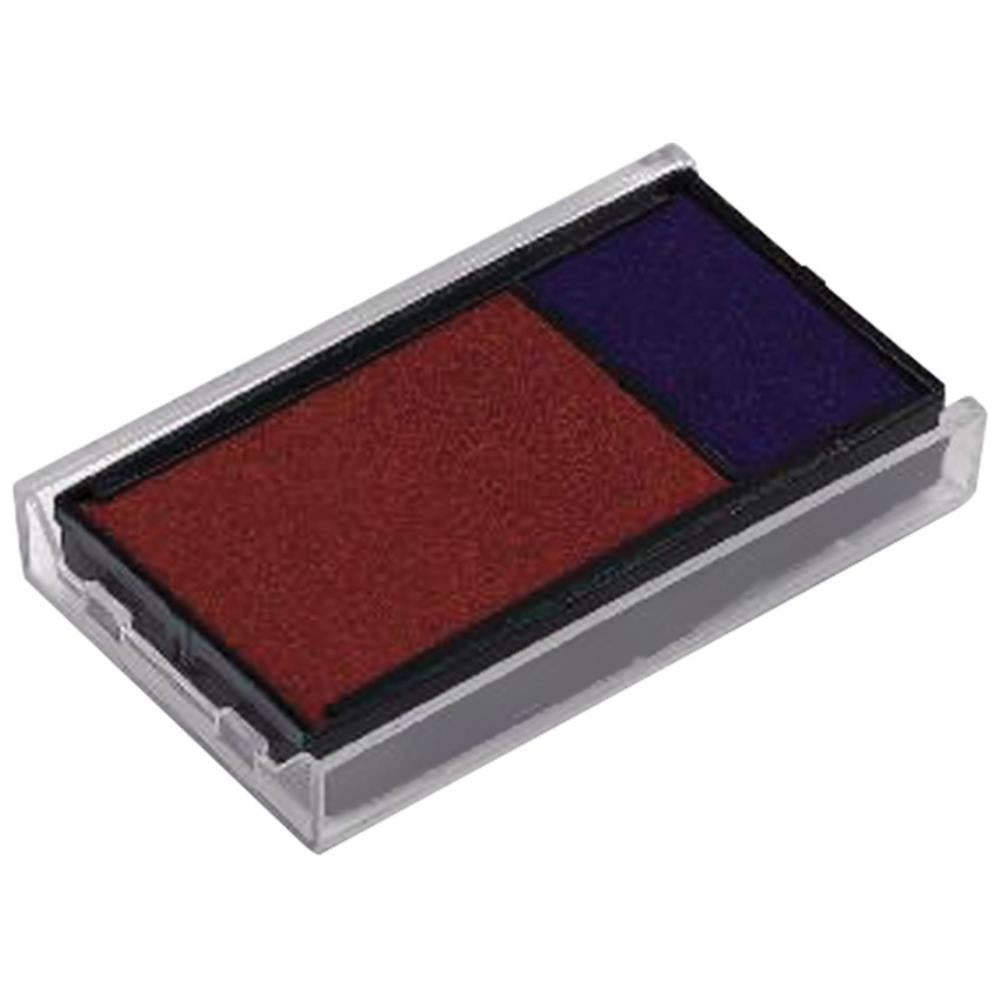 Tampon encreur de rechange Trodat 6/4912 - Bleu/Rouge
