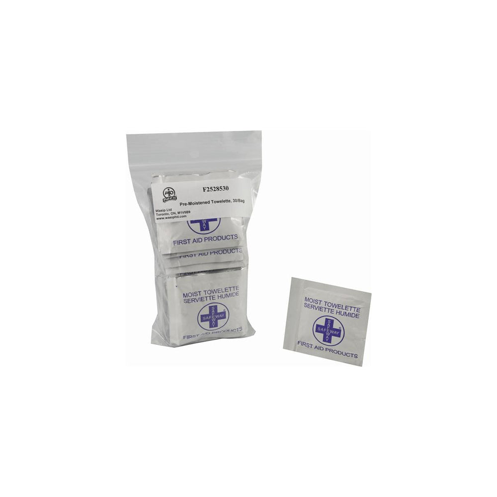 Wasip Hand Cleansing Towelettes - 30 Pack