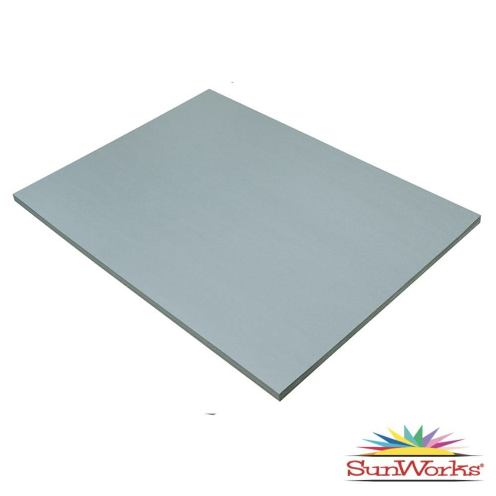 SunWorks Construction Paper, Sky Blue, 45.7cm x 61cm, 50 Sheets/pkg