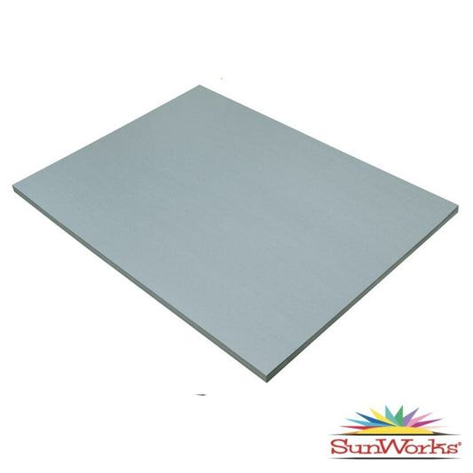 Papier de construction SunWorks, bleu ciel, 45,7 cm x 61 cm, 50 feuilles/paquet