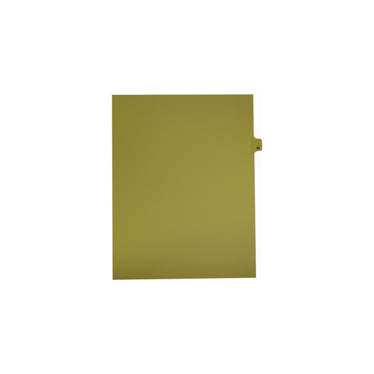 Onglets numériques Sterling Singles, n° 32, chamois, format lettre, coupe 1/25e, paquet de 25