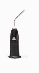 EMBOUT APPLICATEUR 22Gx1/2" Noir Pré-Courbé MÉTAL (100) Pulpdent #22K100