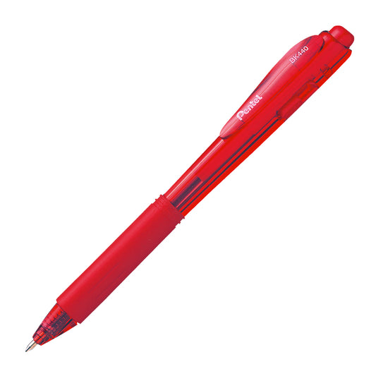 Stylo à bille rétractable Pentel Wow! - Pointe moyenne - 1,0 mm - Rouge - Lot de 12