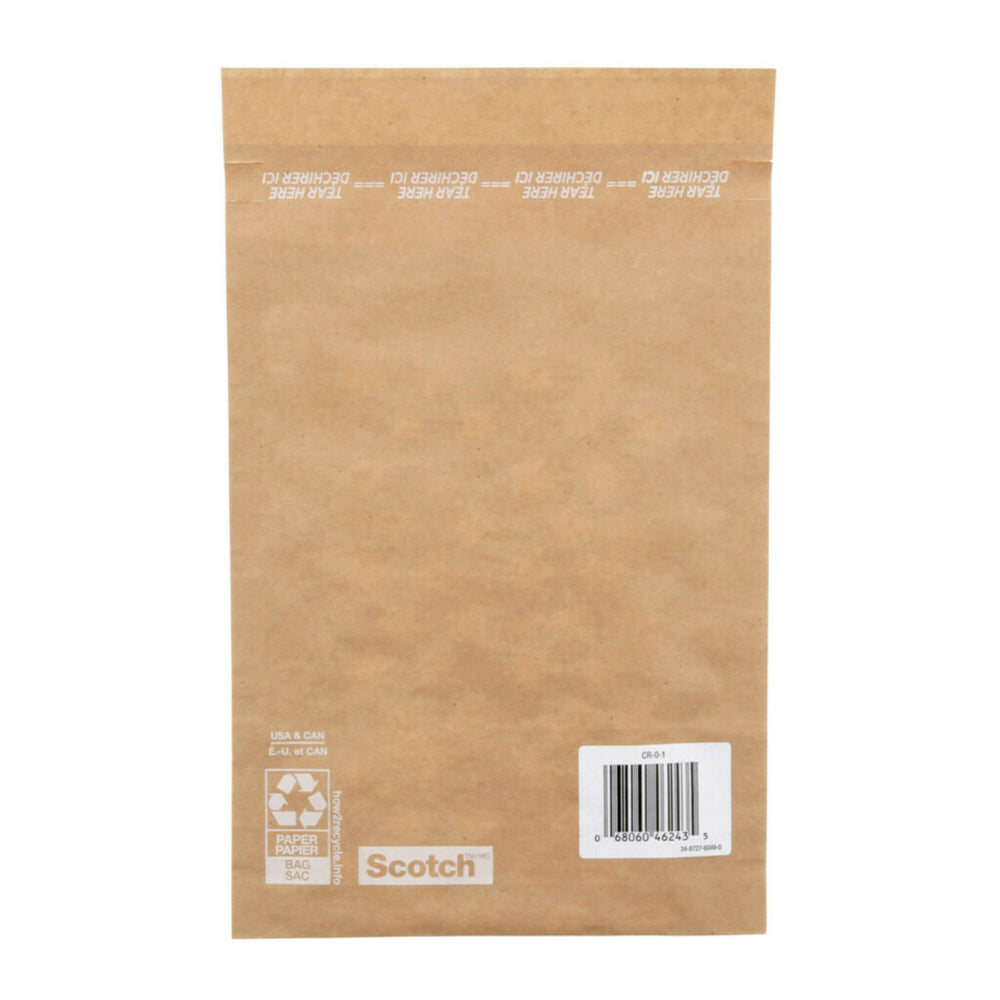 Scotch CR-0-1-20 Curbside Recyclable Padded Mailer - Size 0