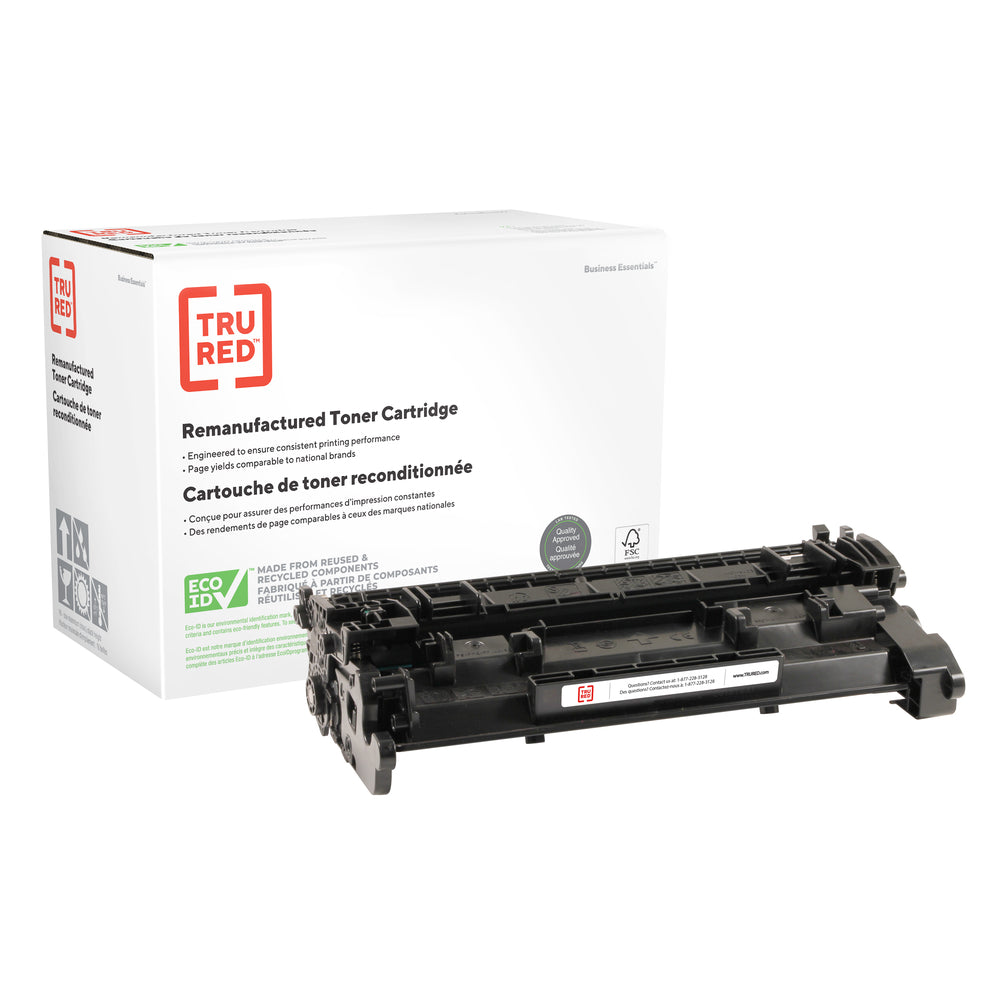 Cartouche de toner reconditionnée HP 26A TRU RED CF226A - Rendement standard - Noir
