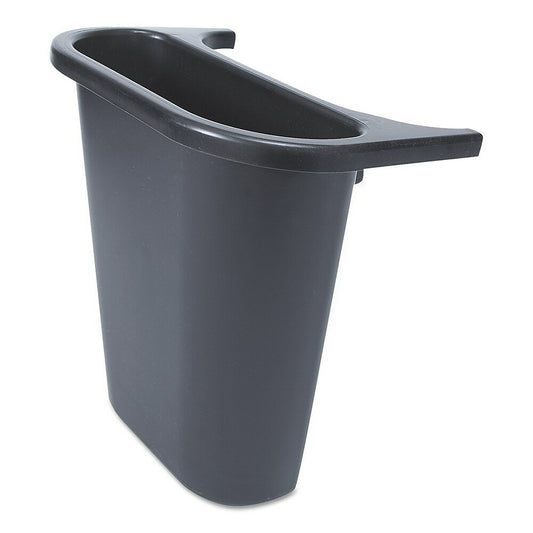 Poubelle de recyclage Rubbermaid Commercial FG295073BLA, rectangulaire, noire