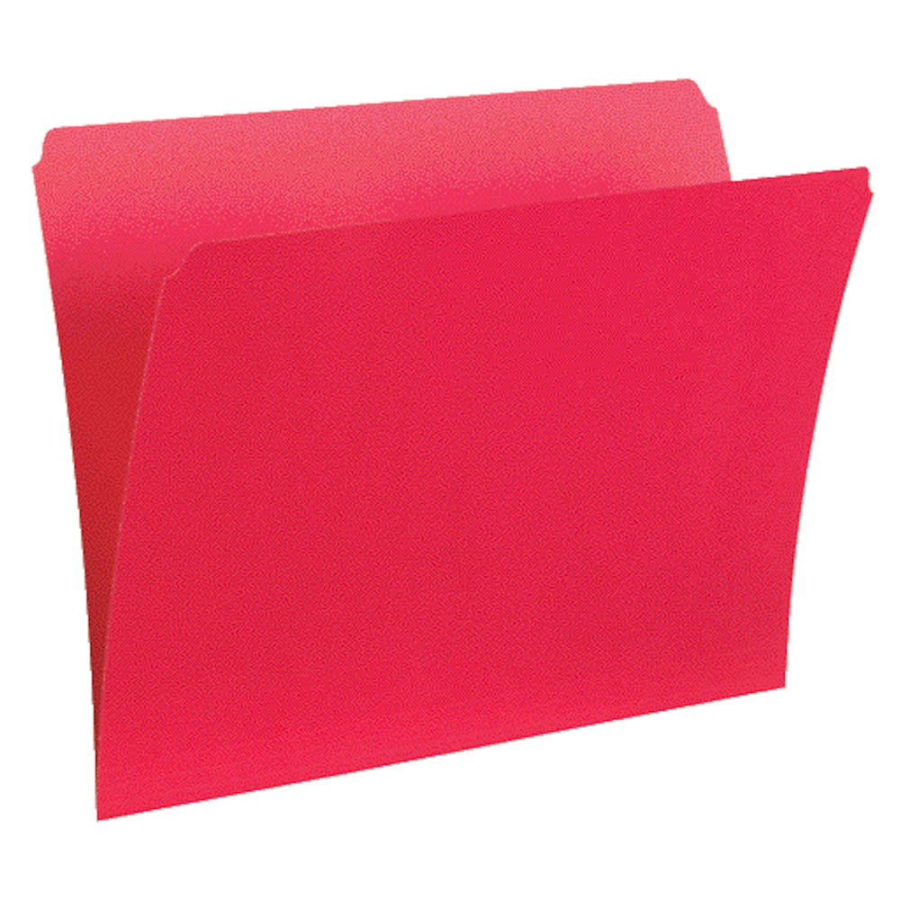 Chemises de classement colorées Pendaflex - Format lettre - Rouge - Paquet de 100