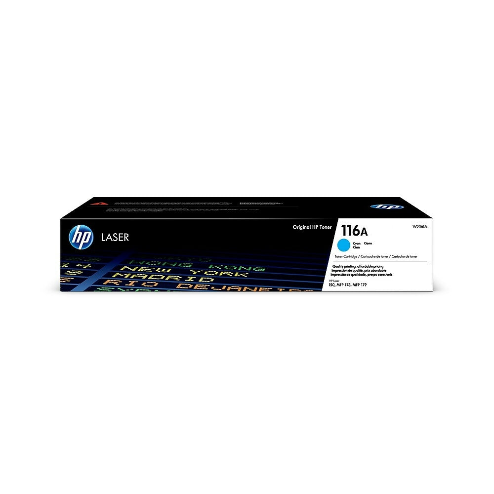 Cartouche de toner cyan HP 116A (W2061A)