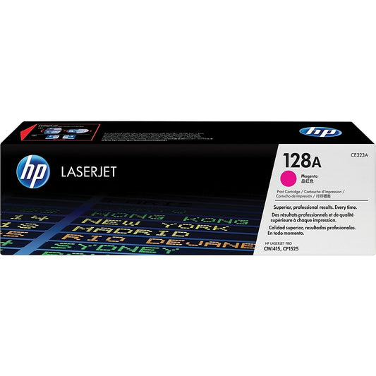 Cartouche de toner magenta d'origine HP 128A (CE323A) LaserJet
