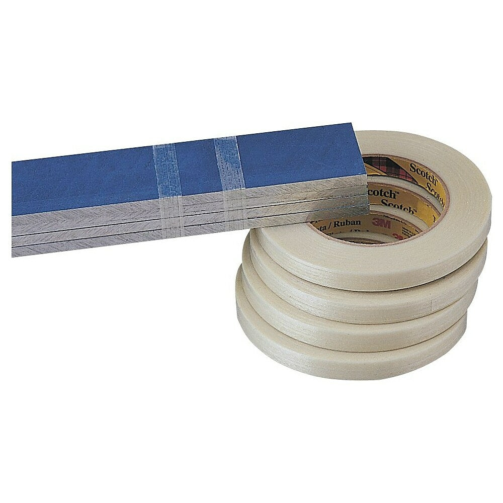 3M Scotch 893 Heavy-Duty Filament Tape, 3/4" x 60 Yds. (18 mm x 55 m), 6-mil