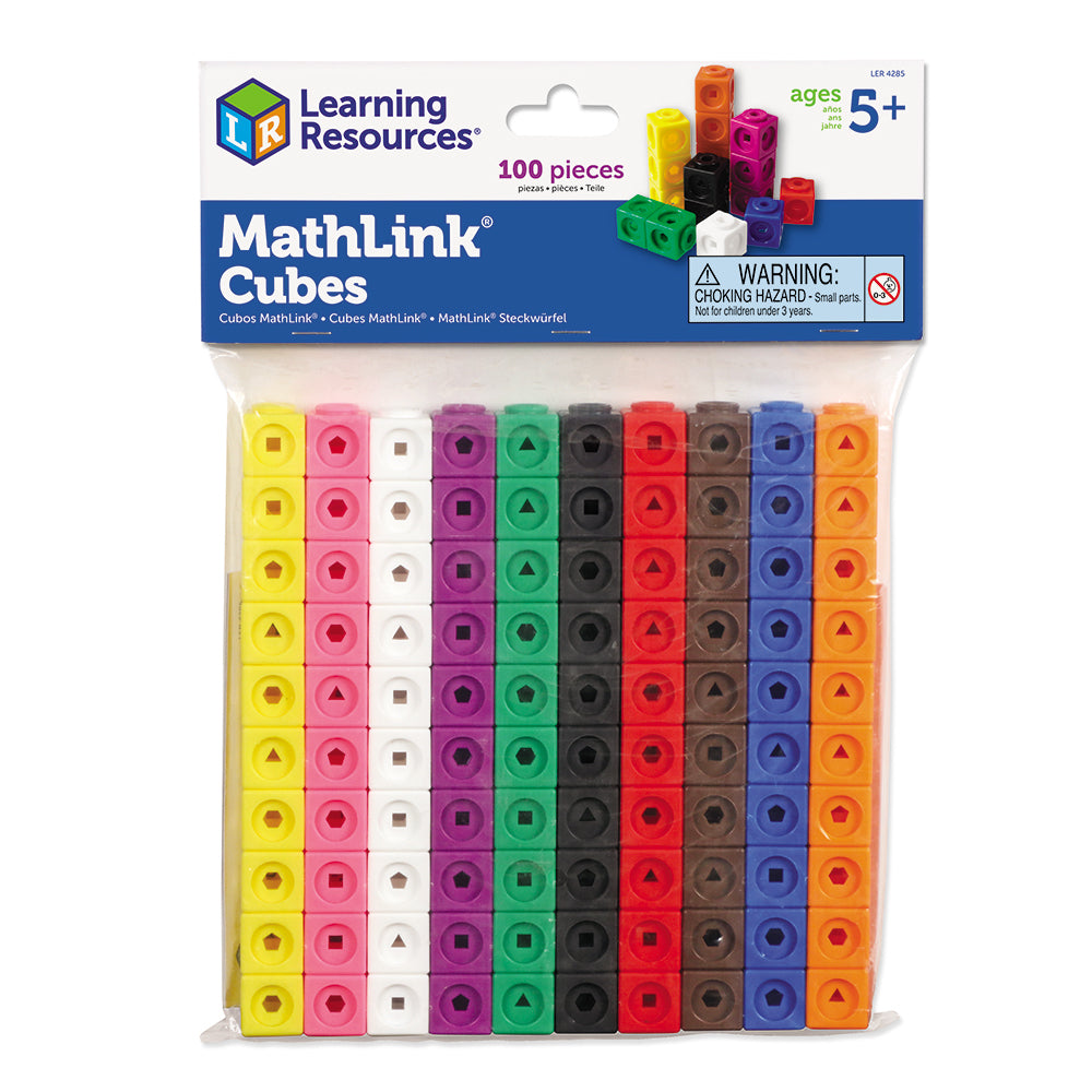 Learning Resources Mathlink Cubes - Set of 100