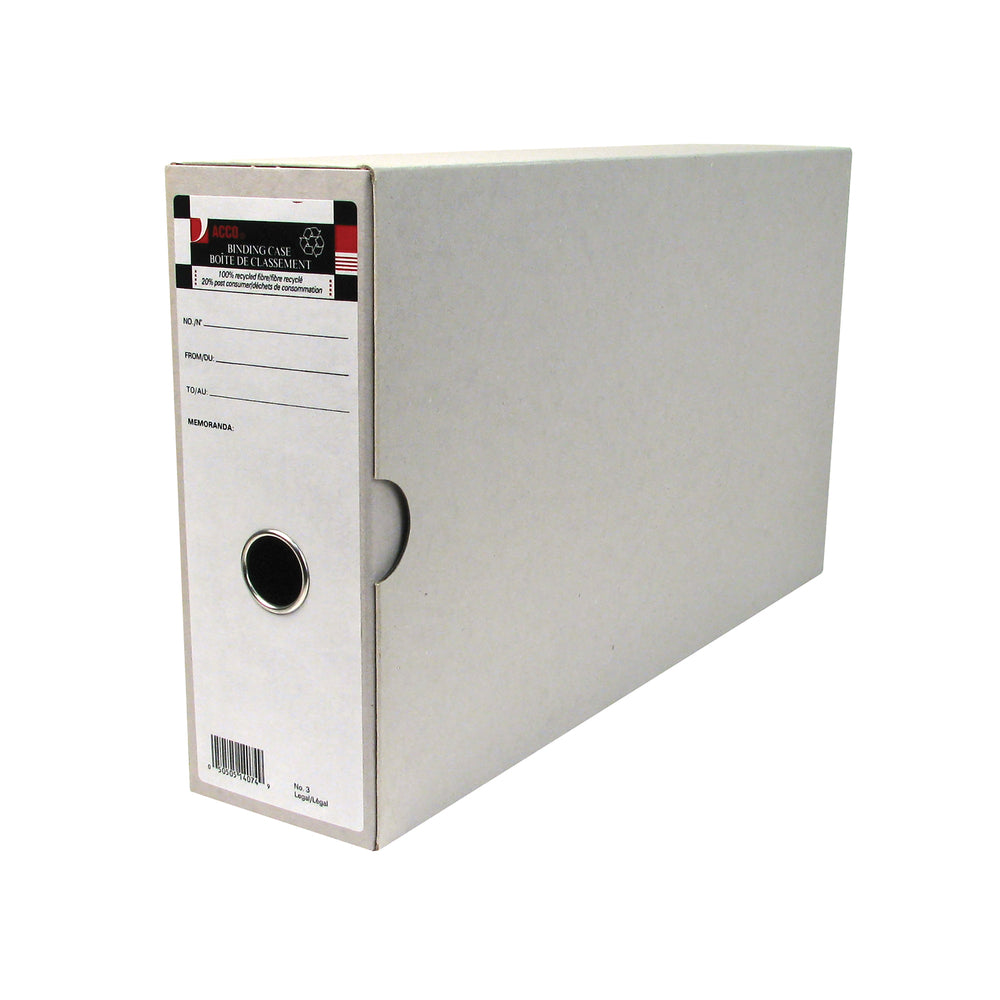 Acco Binding Case No.3 - Legal Size - 6 Pack