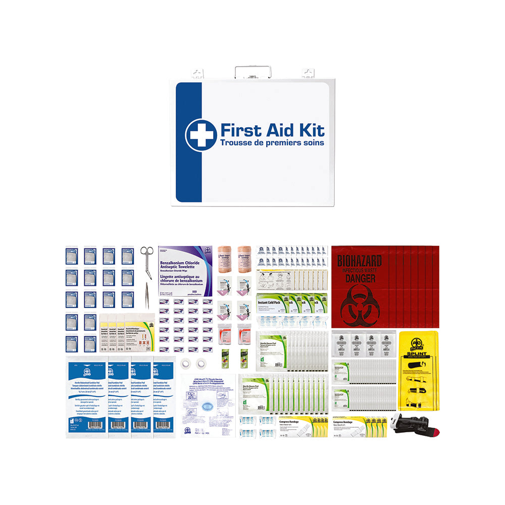 WASIP CSA Type 3 Large Intermediate Unitized First Aid Kit - Metal