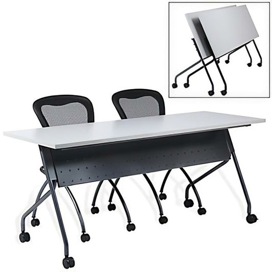 Training/meeting table 24 x 48 grey