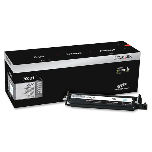 Unité de développement noire Lexmark 700D1 (70C0D10)