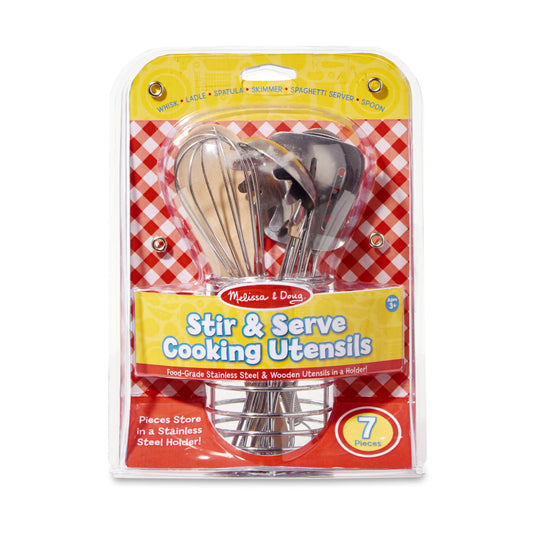 Melissa & Doug Stir & Serve Utensil Set