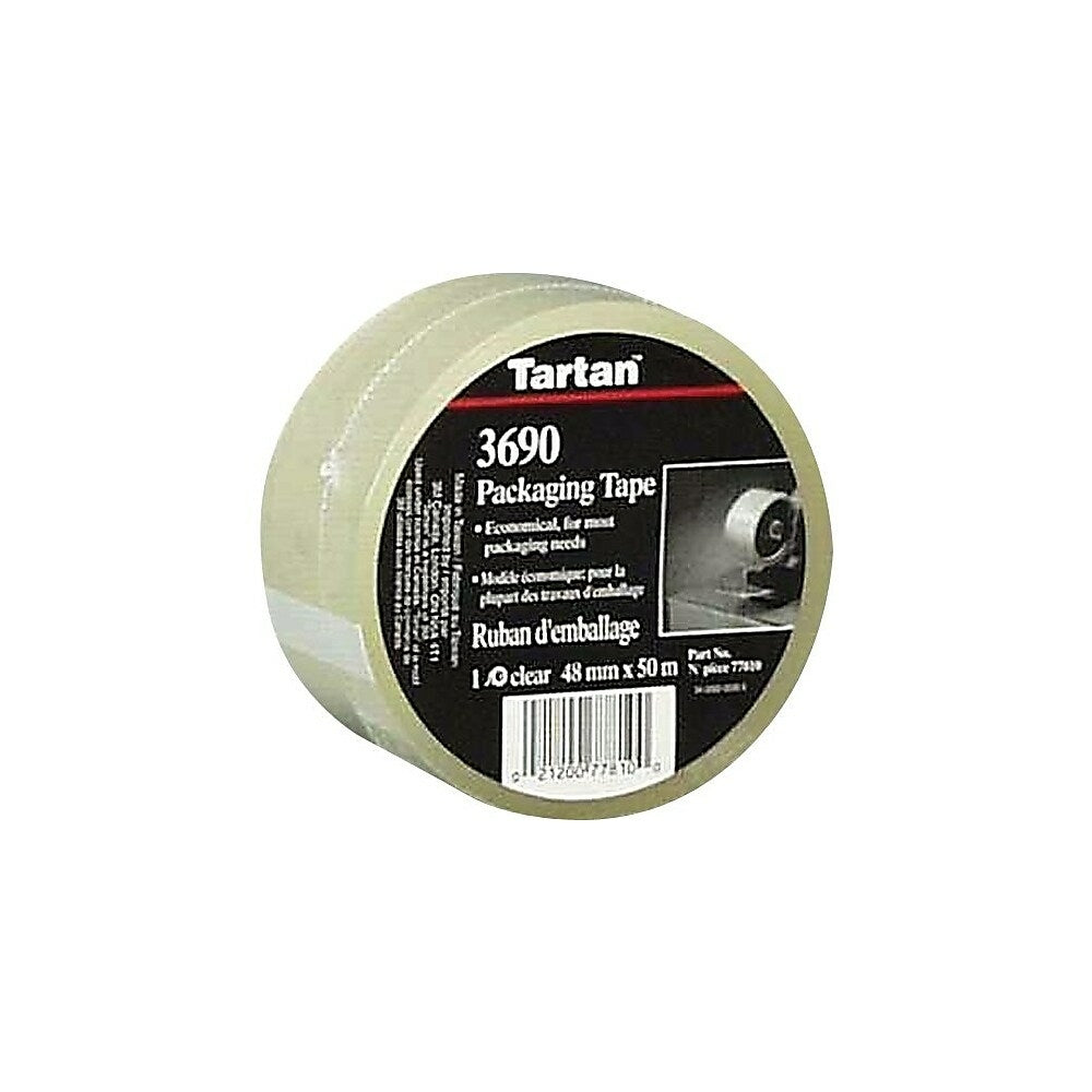 Tartan Package Sealing Tape 3690, 48 mm x 50 m, Clear