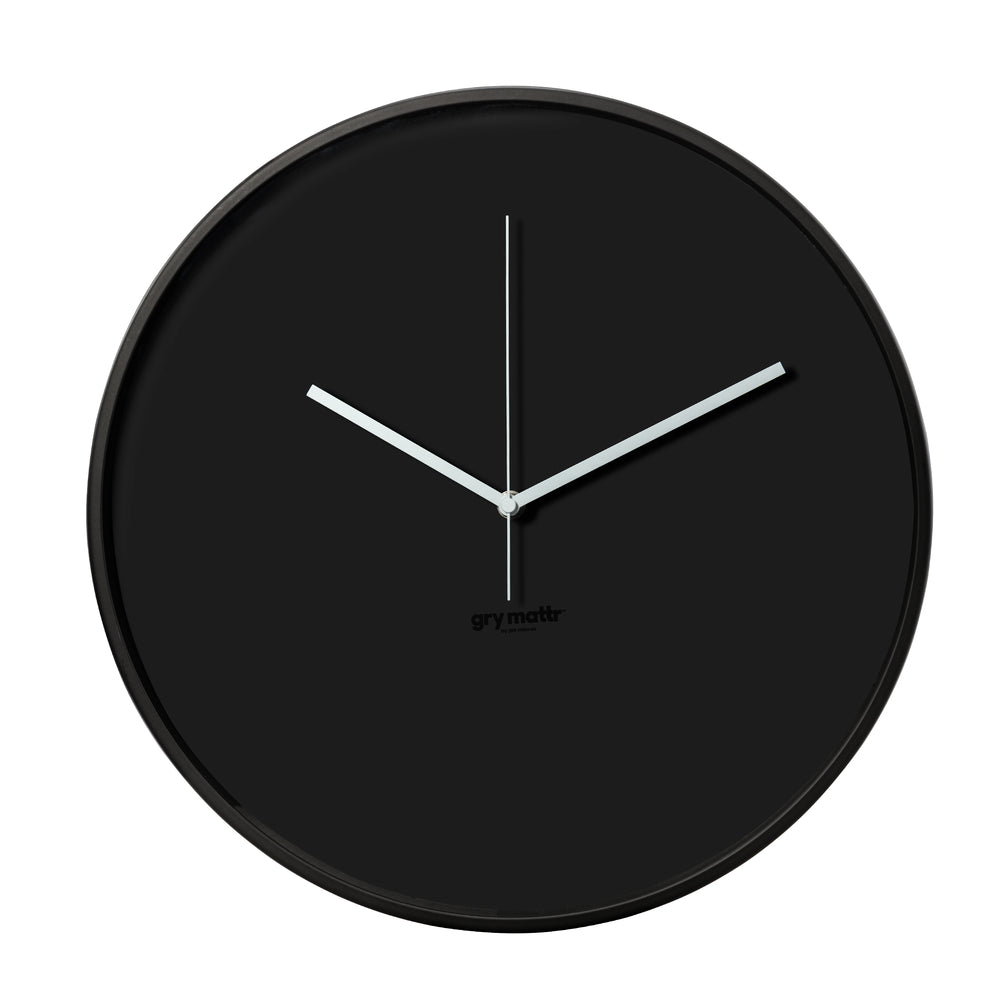 Gry Mattr Wall Clock - Black