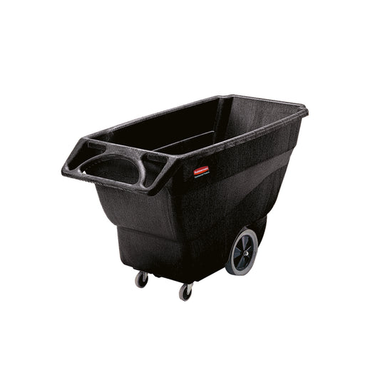 Rubbermaid Utility Duty Structural Foam Tilt Truck - 3/4 Cubic Yard - Black
