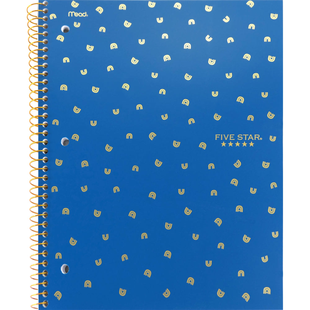 Five Star Style 1-Subject Notebook - 80 Pages - 11" x 8-1/2" - Assorted Colours