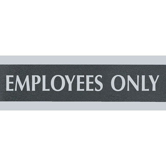 Panneau principal de la série Century « Réservé aux employés »