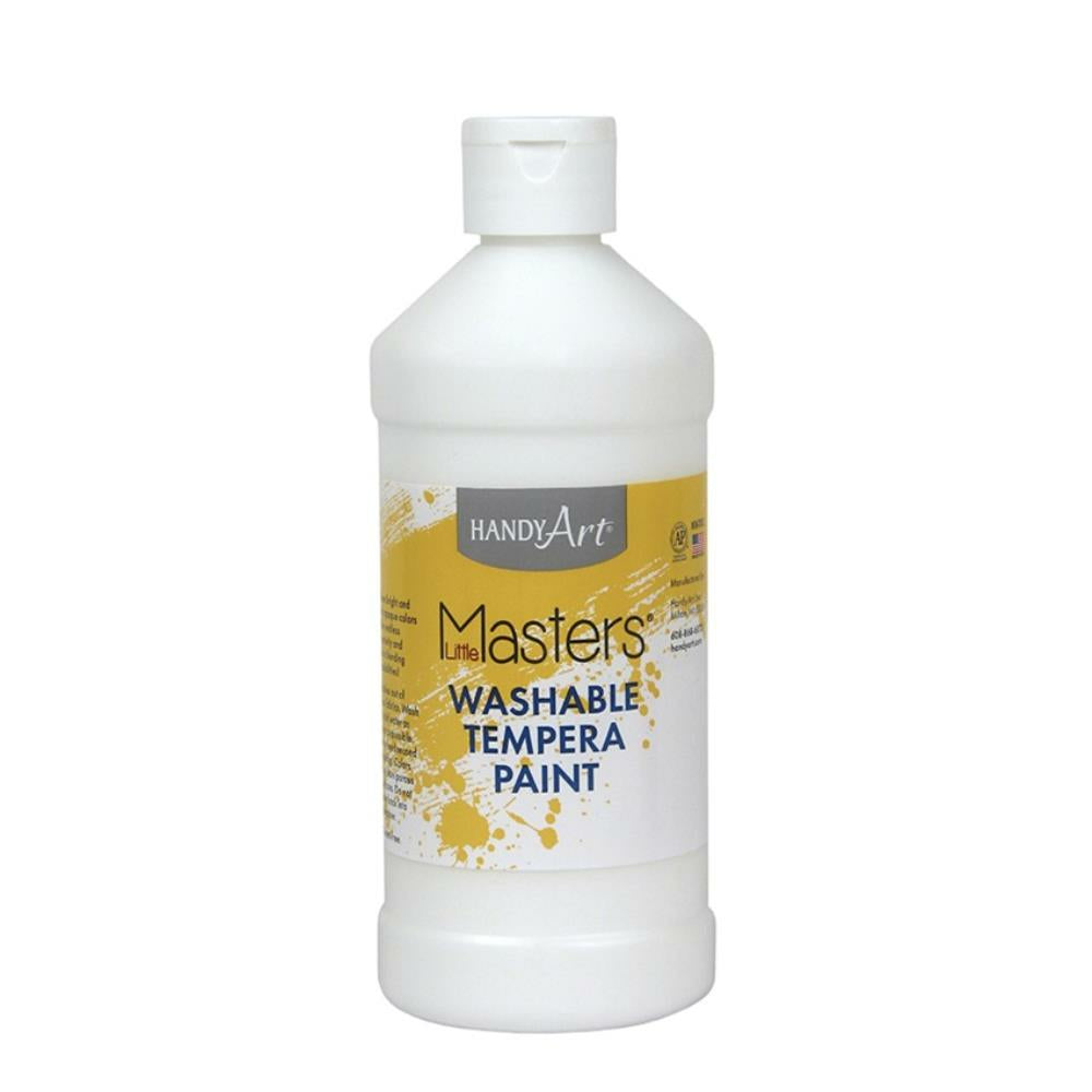 Peinture à la détrempe lavable Little Masters - 473 ml - Blanc
