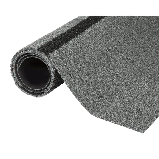 Tapis d'entrée Mat Tech Glacier - 1,2 m x 1,8 m - Anthracite/Noir