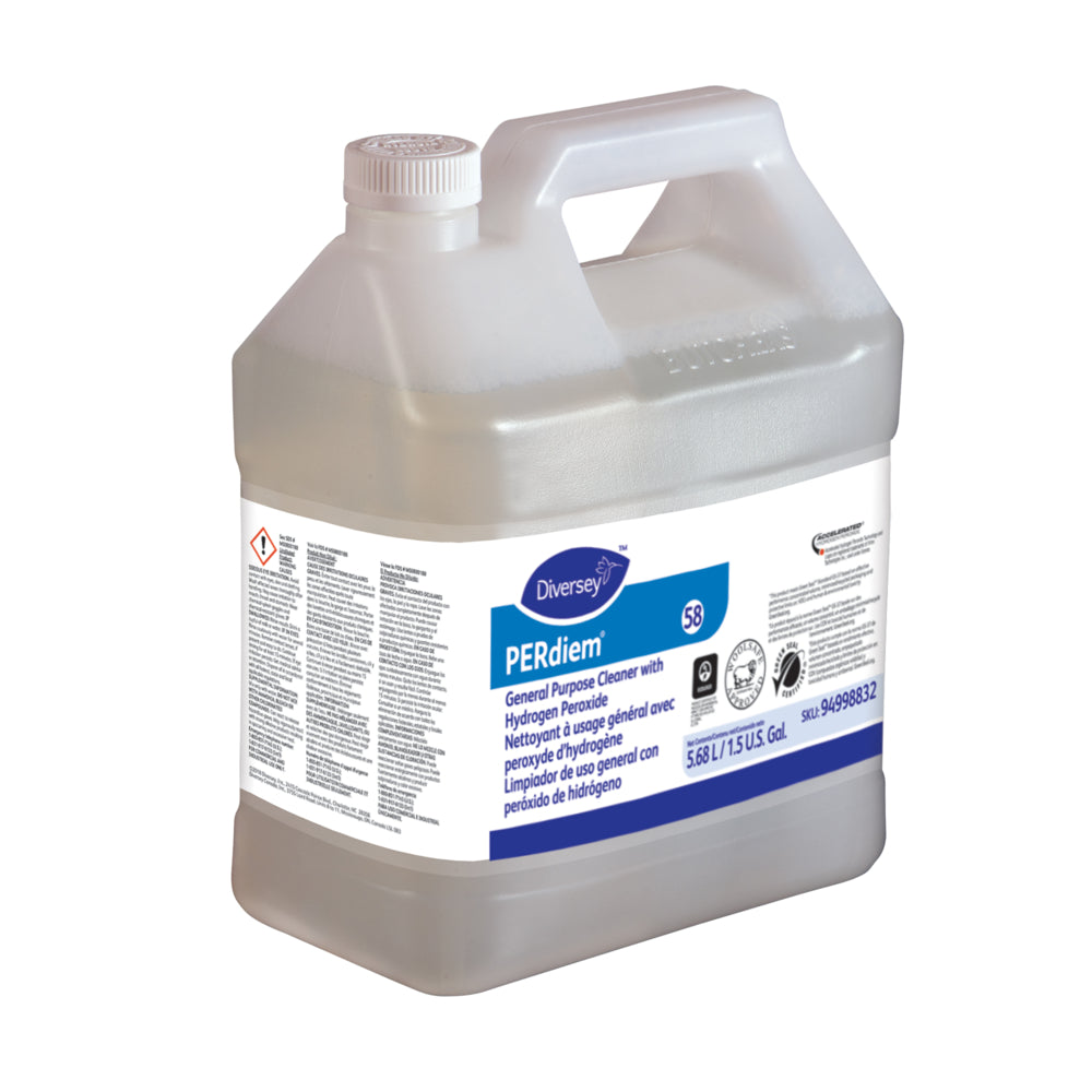 Diversey PERdiem General Purpose Cleaner with Hydrogen Peroxide - 1.5gal - 2 Pack