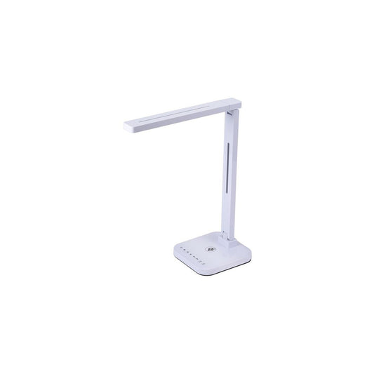 Lampe de bureau LED à chargement sans fil, blanche (VLED1700WH)
