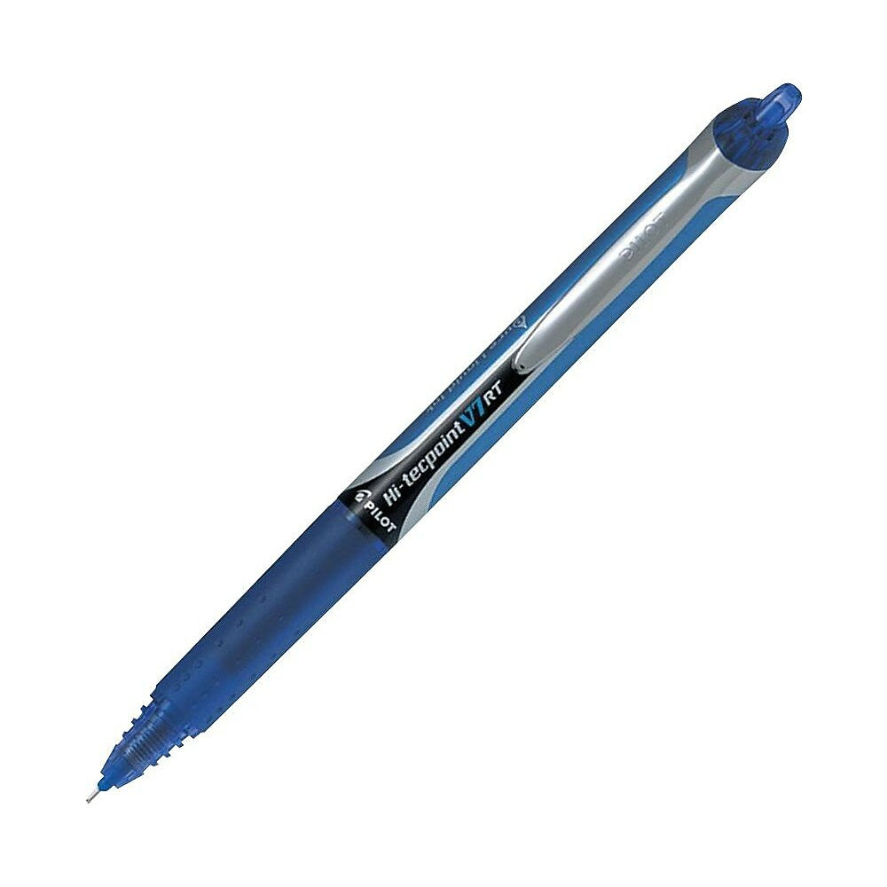 Pilot Hi-Tecpoint Rollerball Pens - Grip - Retractable - V7 - Blue